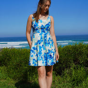 Coastal Blossom Mini Dress
