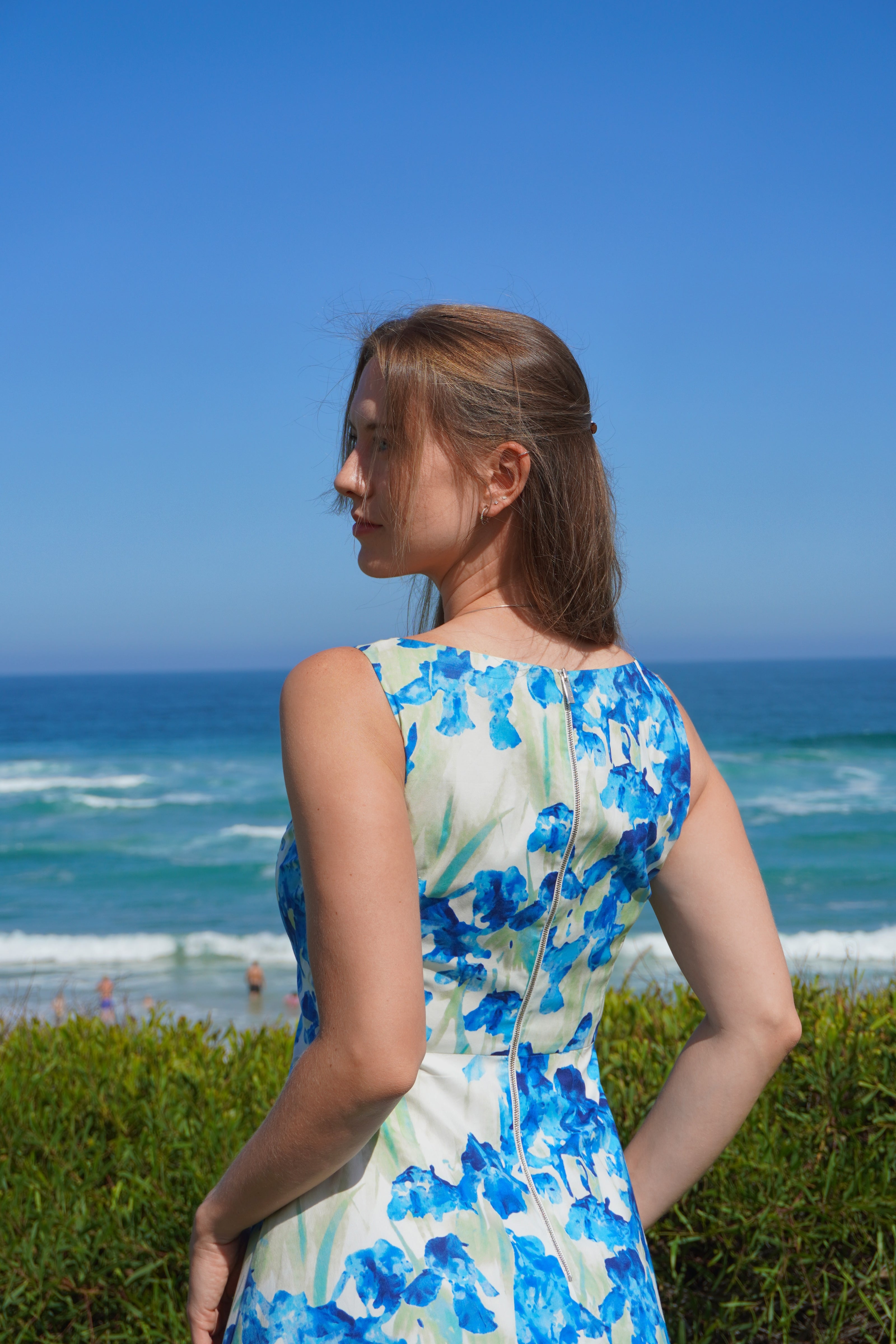 Coastal Blossom Mini Dress