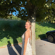 Marguerite Satin Halter Midi Dress